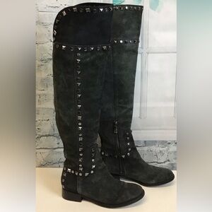Tory Burch “Rhett” Studded Over the Knee Boots            Size 6